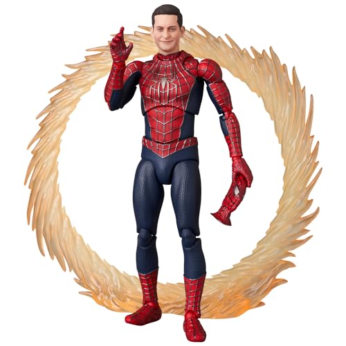 MAFEX No.241 FRIENDLY NEIGHBORHOOD SPIDER-MAN Friendly Neighborhood Spider-Man, Total Height Approx. 5.9 inches (150 mm), Non-scale, Pre-painted Action Figure